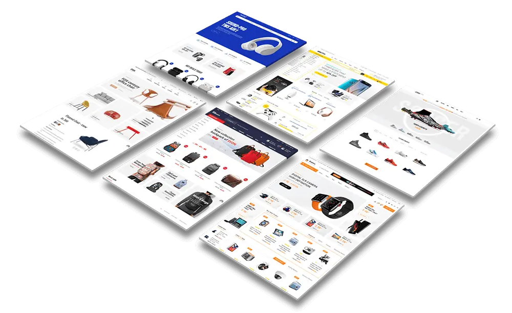 Online Store mockups