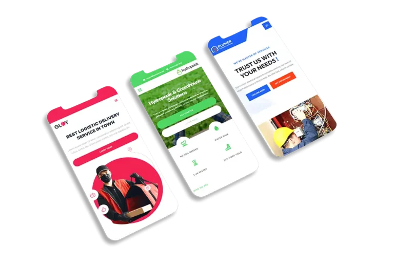 Mobile responsive websites